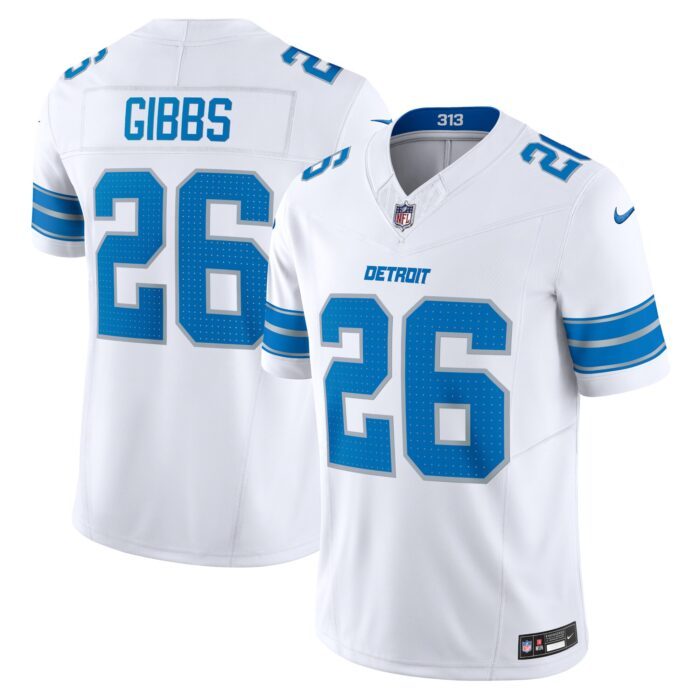 None Men's All-Pro DET Lions Durable Jersey Game Day Wear