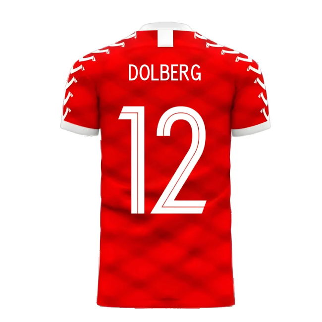 Authentic Denmark 2025-2026 Home Football Jersey High Football