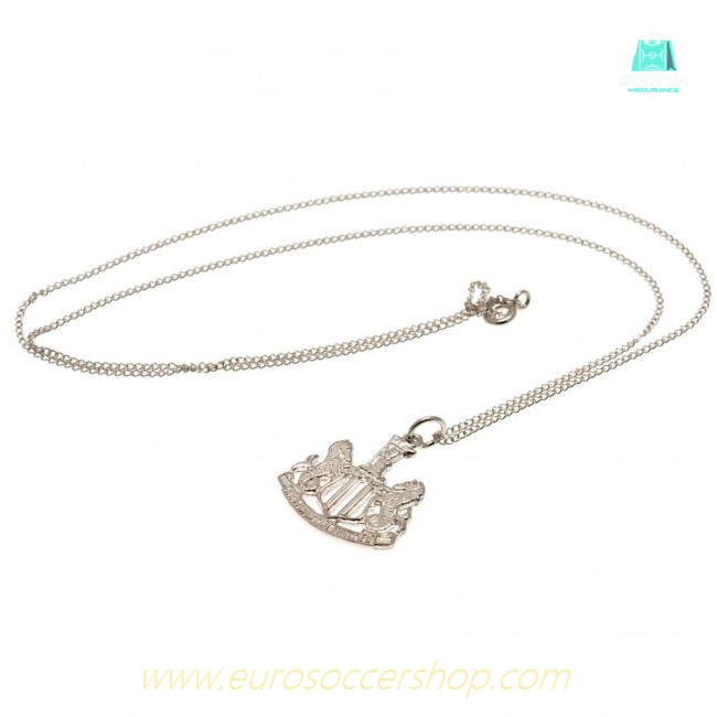 Newcastle United FC Sterling Silver Pendant & Chain