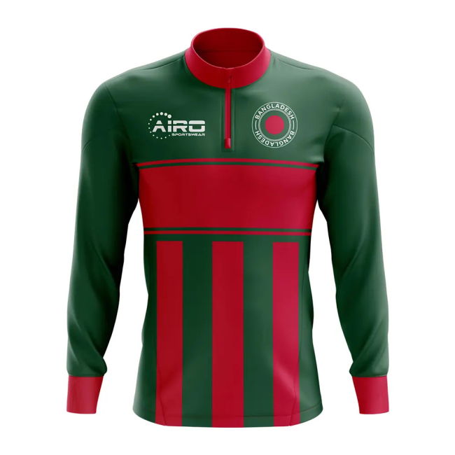 Exclusive-Design Collector'S-Item Bangladesh Concept Football Half Zip