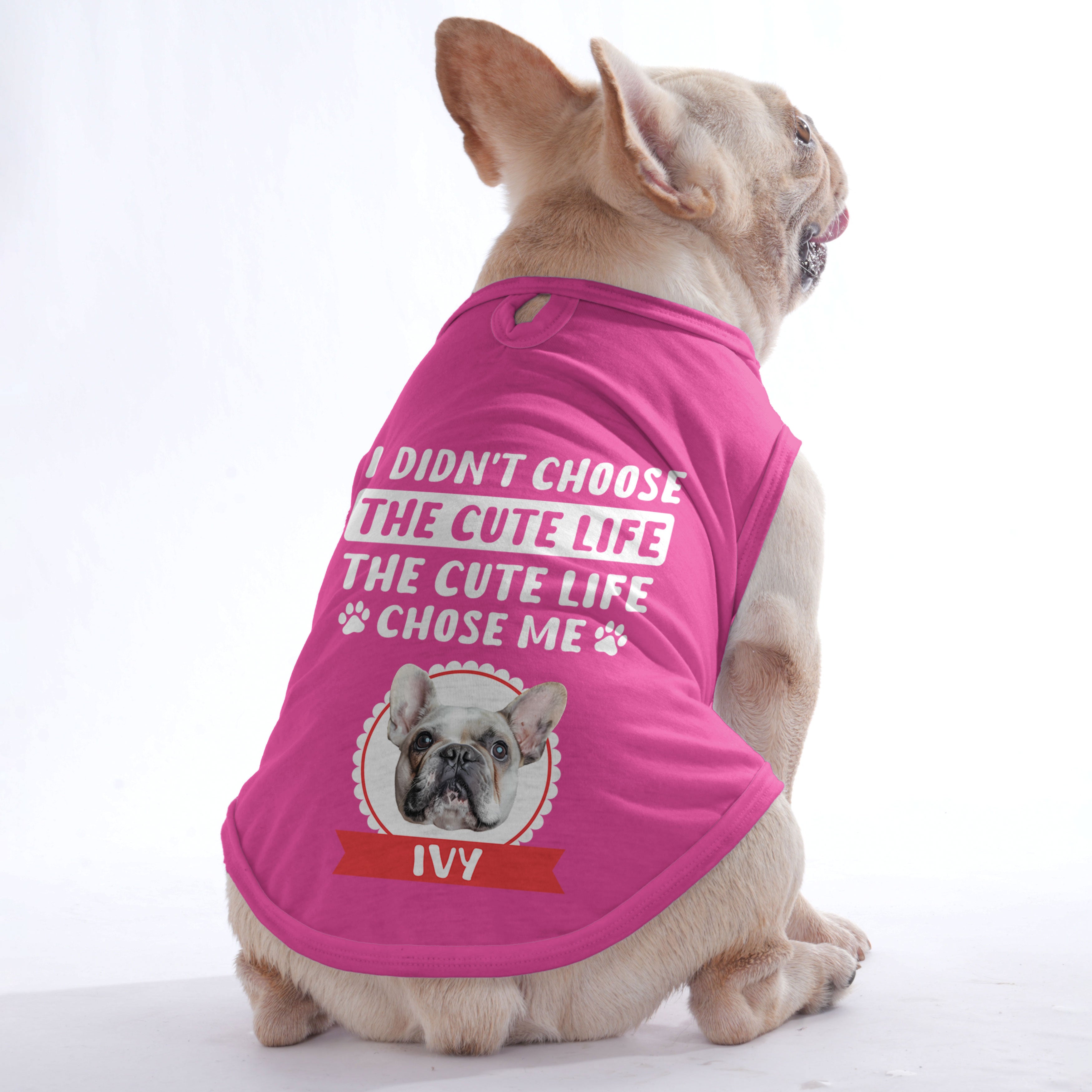 French Bulldog Cute Life Personalized Frenchie Shirt | Custom Dog T