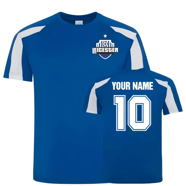Your Name Leicester City Sports Training Jersey (Blue) | Top Quality