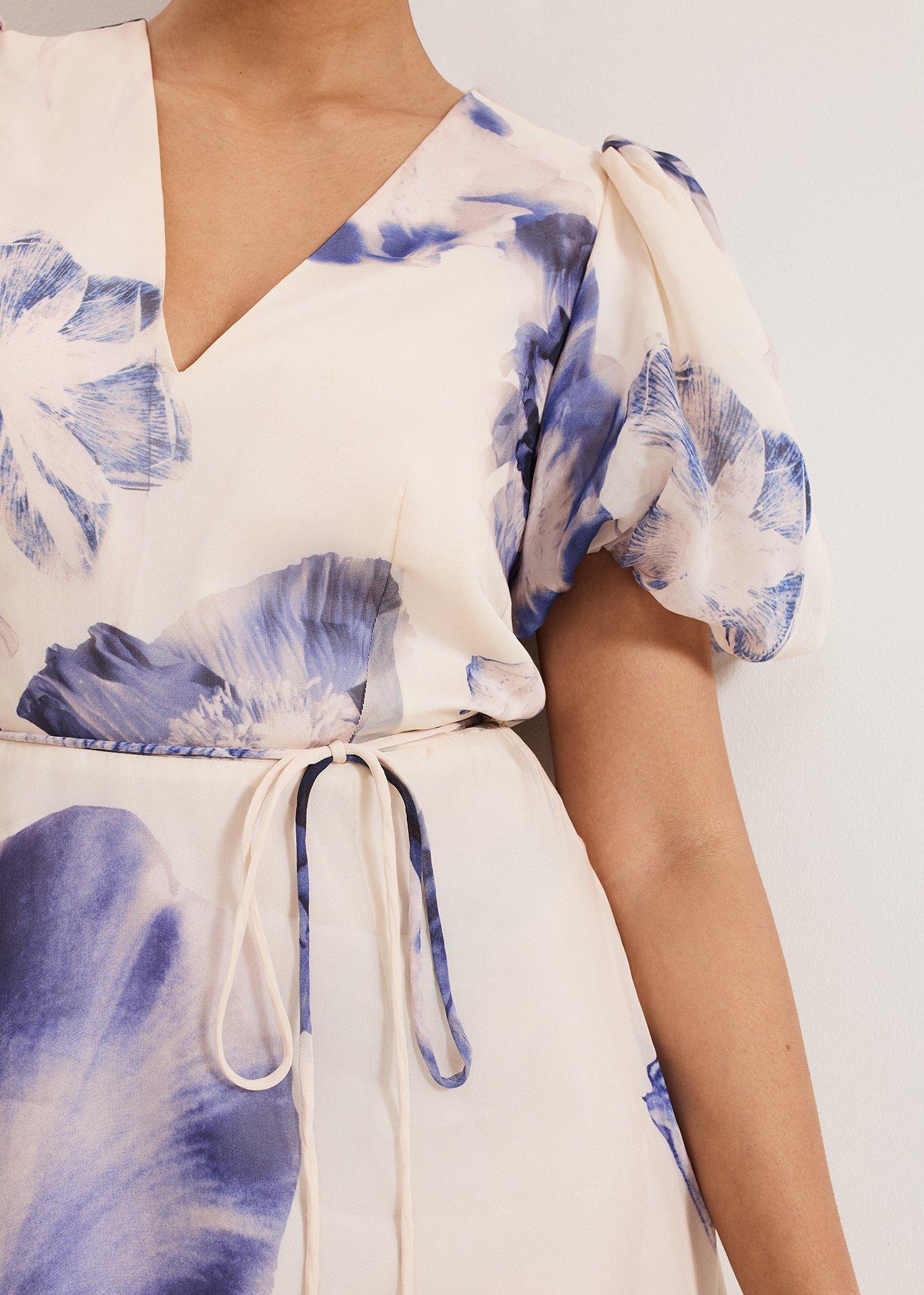 Petite Lizzie Floral Midi Dress