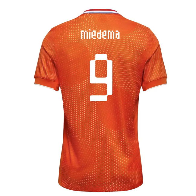 2025-2026 Netherlands Womens Team Shirt (Kids) (Miedema 9)