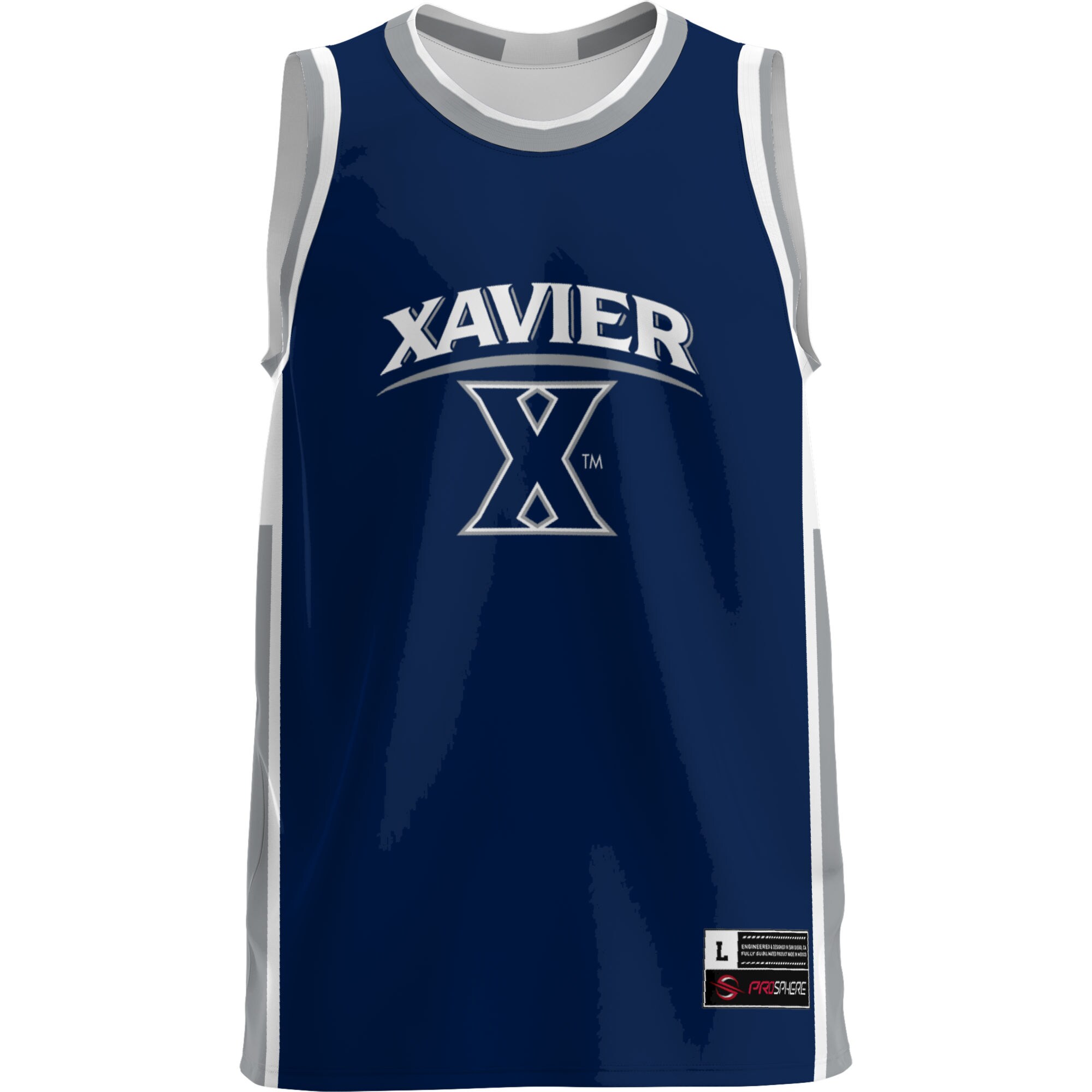[DDG] Xavier Musketeers GameDay Greats Lightweight Basketball Jersey - Navy