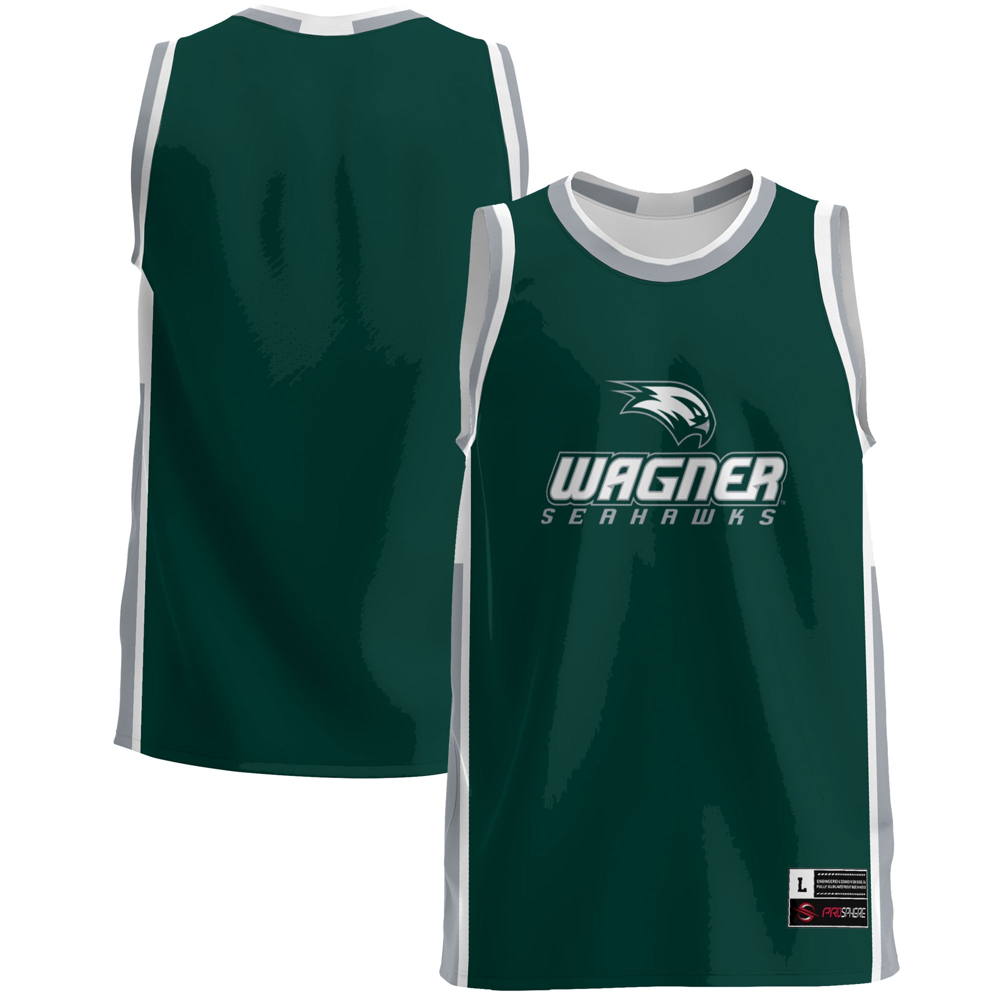 [NJP] Wagner College Seahawks GameDay Greats Lightweight Basketball Jersey - Green