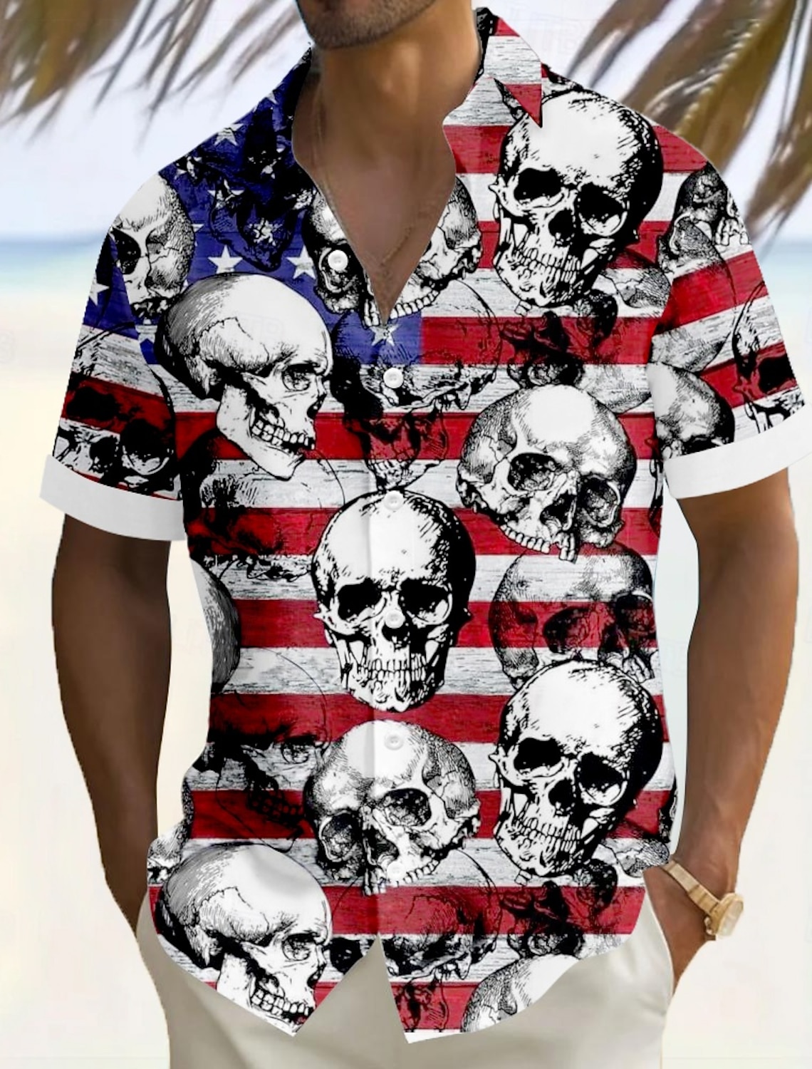 America's 250th Anniversary Men's American US Flag Patriotic Shirt