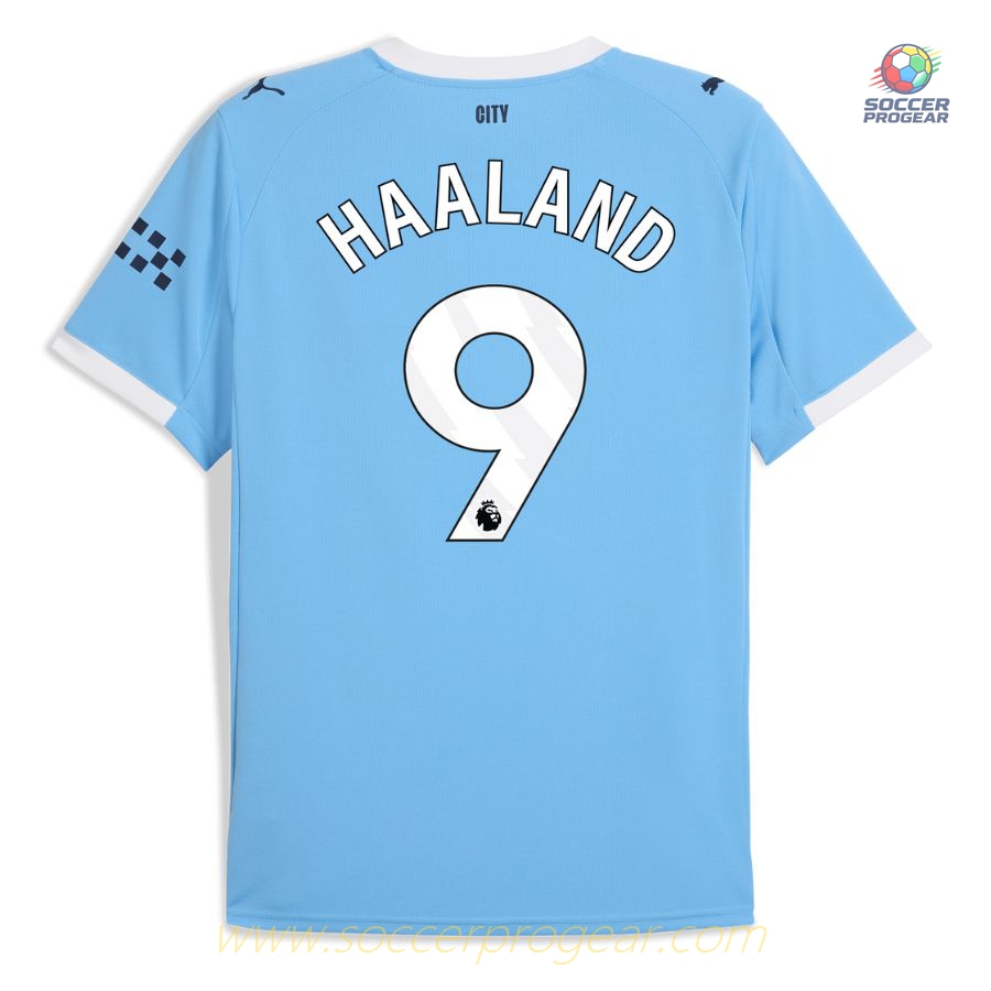 Manchester City Home Child Kit Shirt 2025/26 Collection Haaland