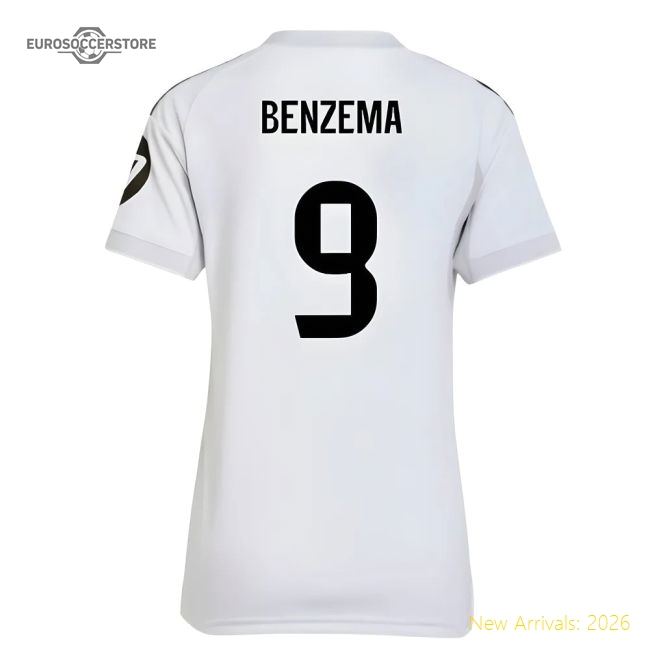 2025-2026 Football Team Womens Modern Benzema Jersey Drycell