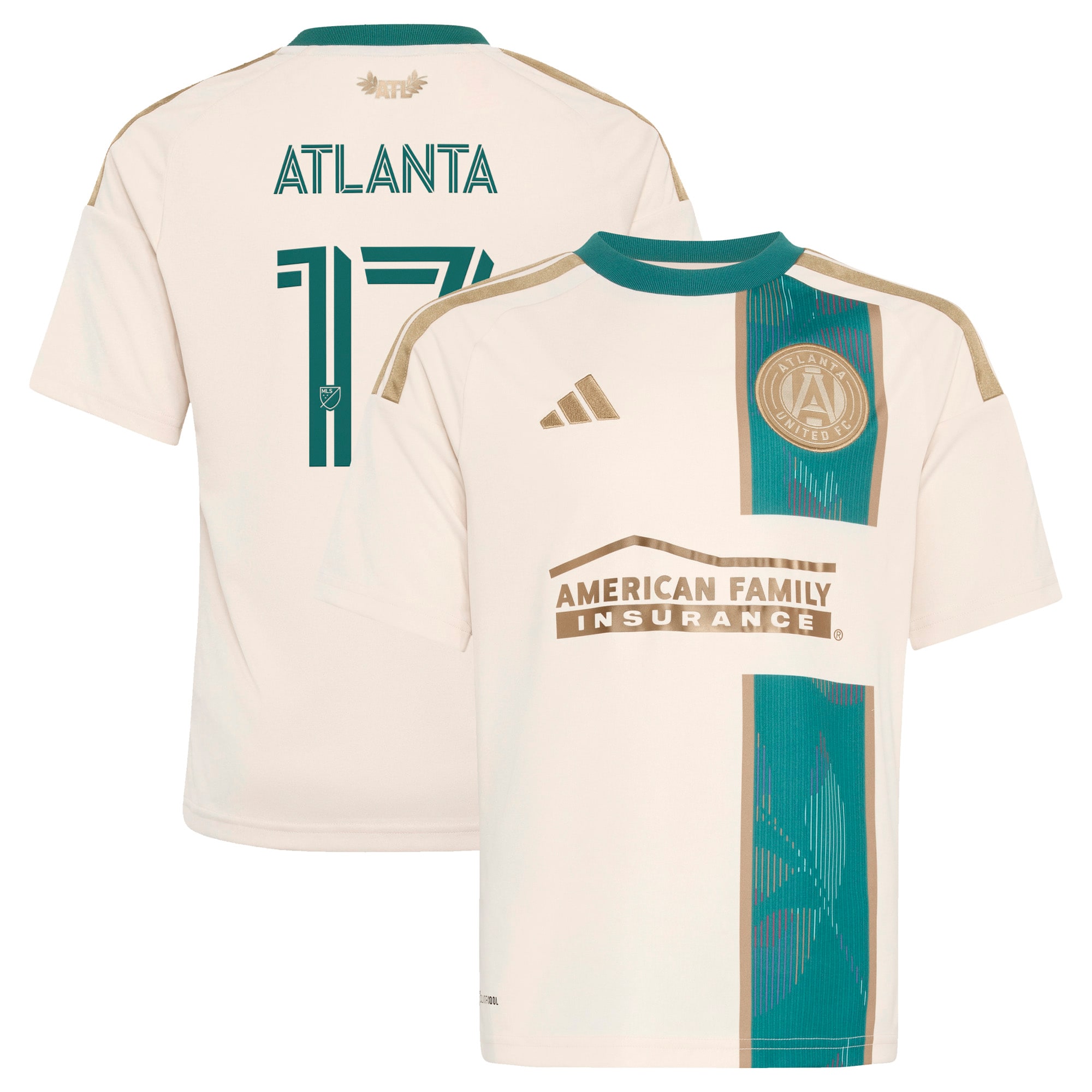 [SPK] Atlanta United FC adidas Youth 2026 Spirit of ??96 Replica Jersey - Tan