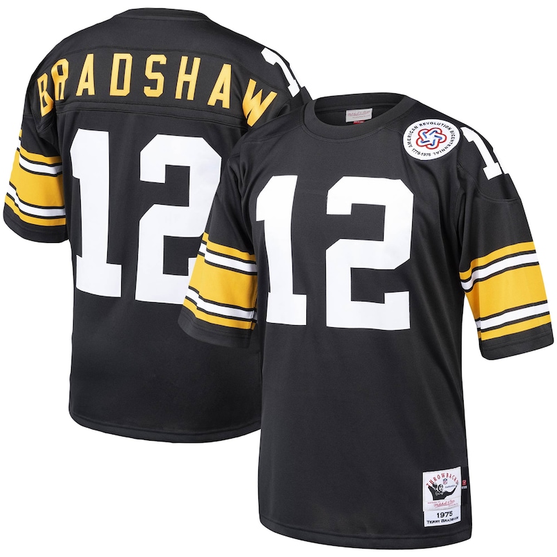 None Terry Bradshaw Fan Favorite PIT Steelers Elite Jersey Game Day We