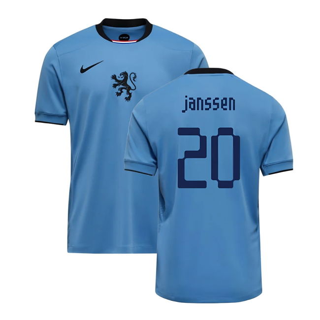 2025-2026 Netherlands Womens Team Away Shirt (Kids) (Janssen 20)
