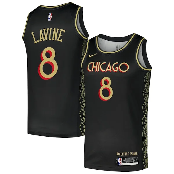 Pro-Grade Zach LaVine CHI NBA Jersey - Black - Great Value
