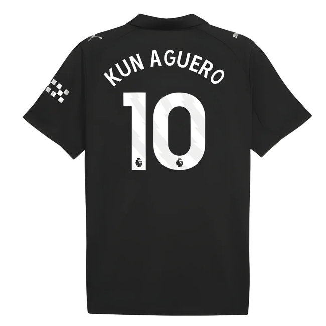 2025-2026 Man City Away Shirt (Kun Aguero 10)