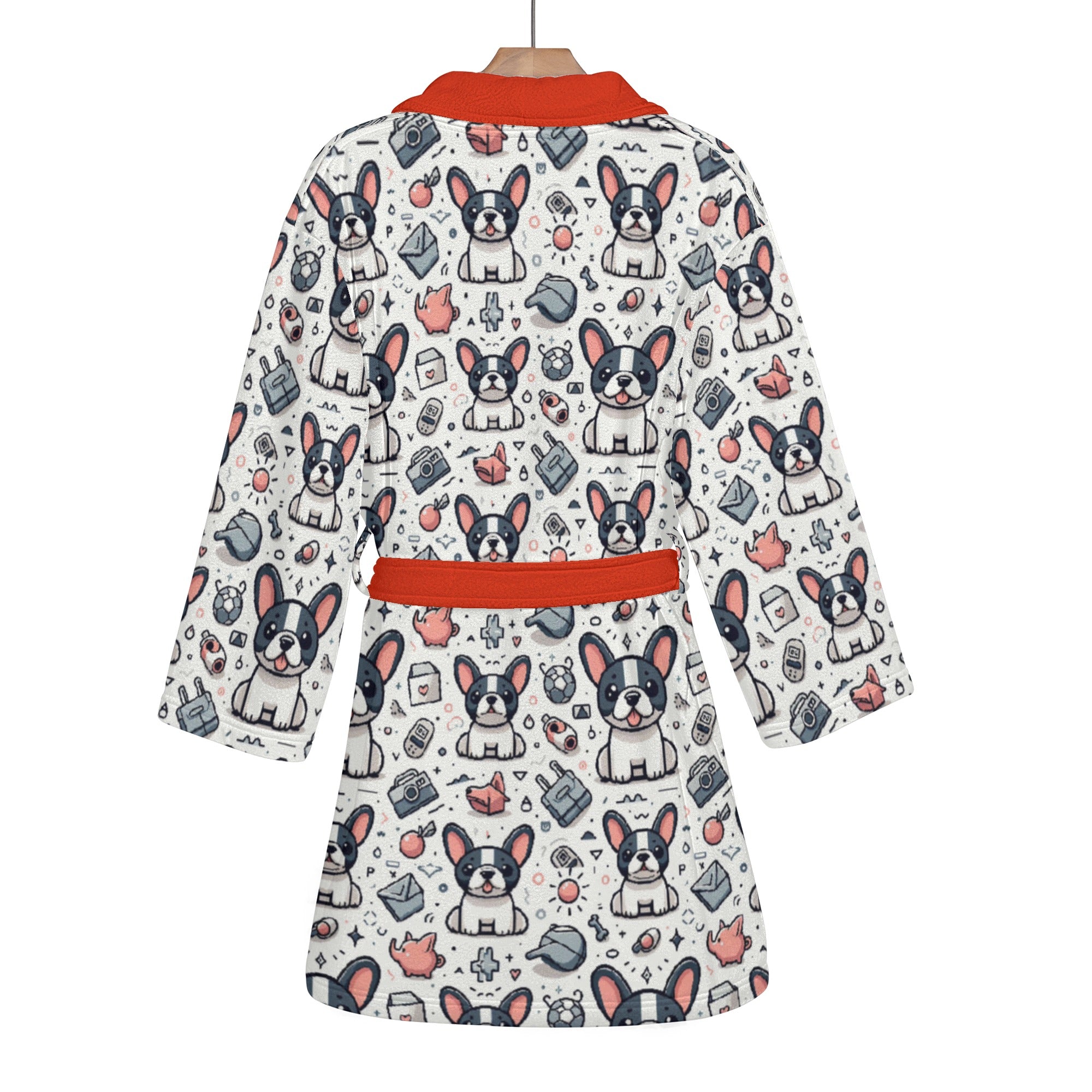 French Bulldog Lover Stella Women Bathrobe Stylish Daily Item