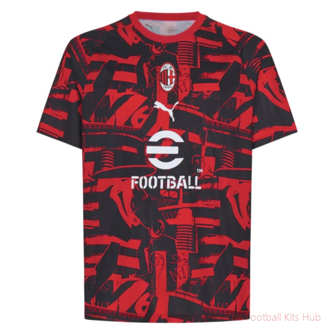 [JED] 2026-2027 AC Milan Warm Up Jersey Red Odogu 27