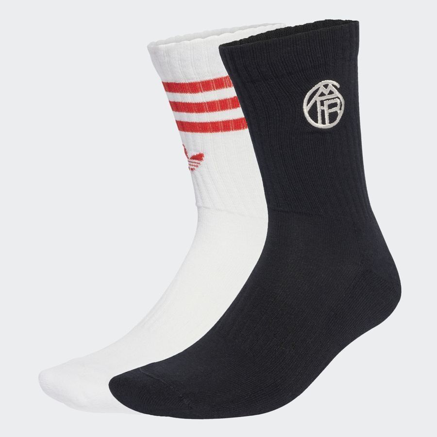 Bayern München Socks 2 Pack Pure White/jet Black/red