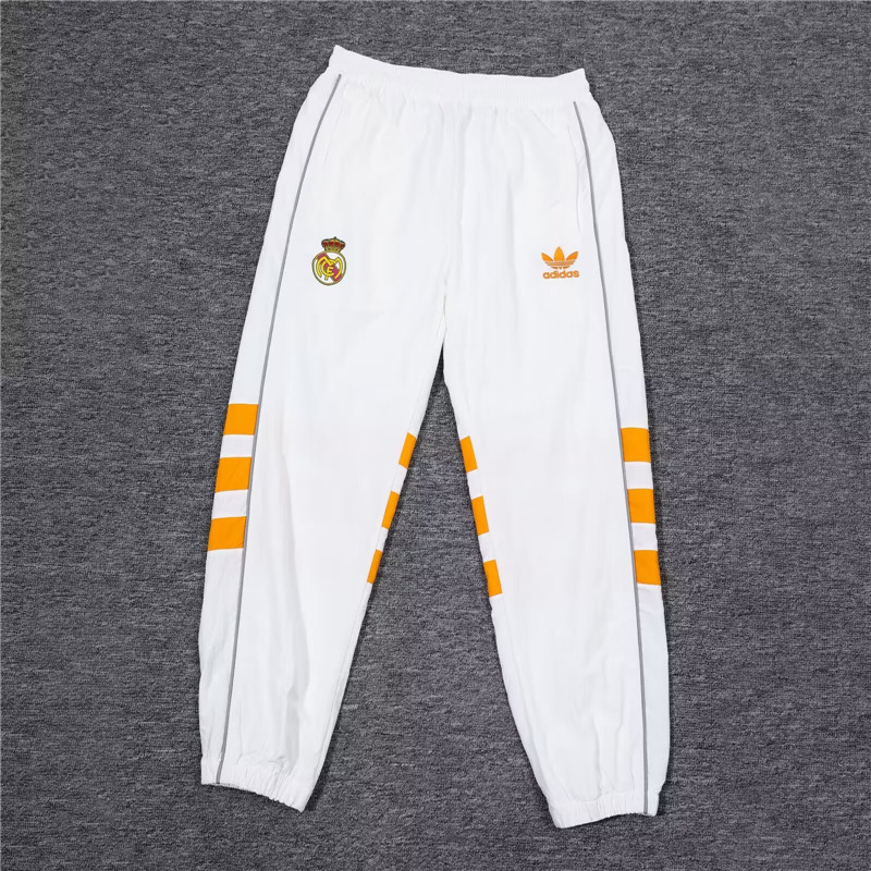 Licensed Genuine Breathable Real Madrid 2425 White Windbreaker