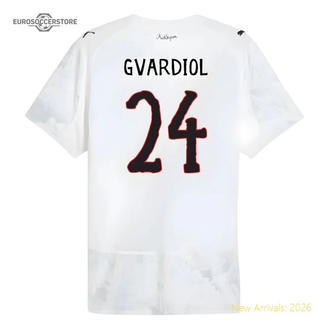 Safe Football Team Kids Gvardiol Jersey 2025-2026 Machine-washable