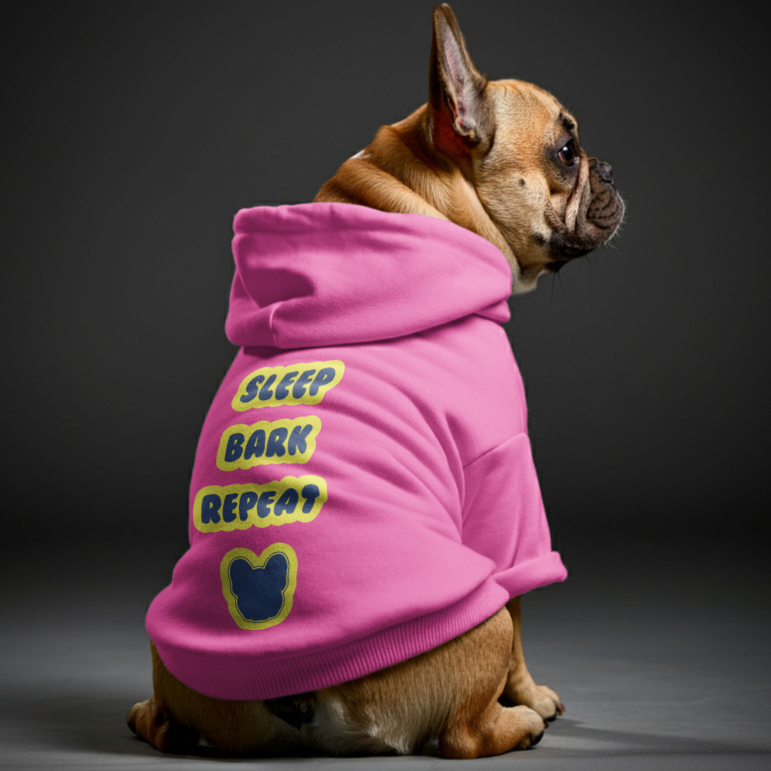 Culture-Inspired Sleep, Bark, Repeat - Personalized French Bulldog Ho...