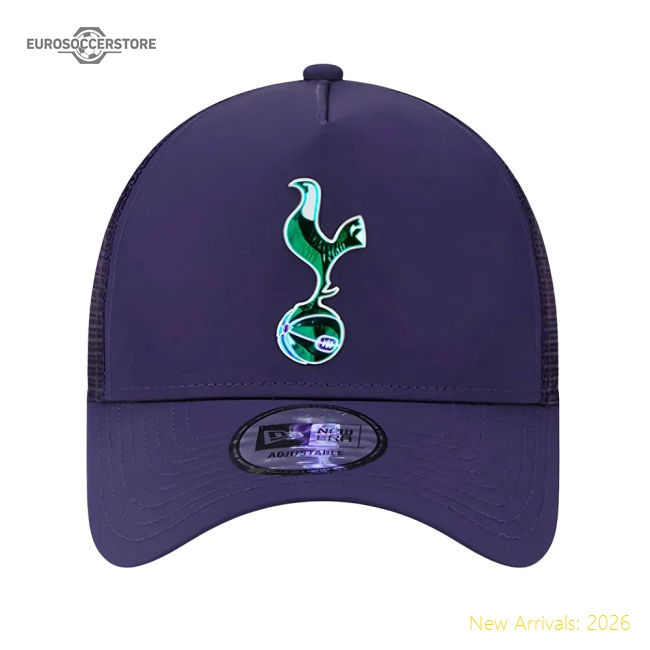 Official 2023-2024 Tottenham Iridescent Navy A-frame Trucker Cap