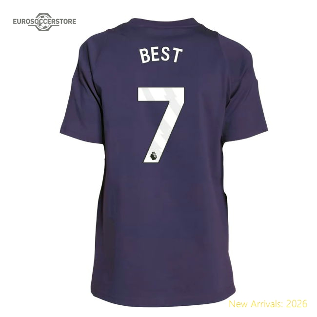 2025-2026 Man Utd Training Tee (Aurora Plum) - Kids (Best 7)