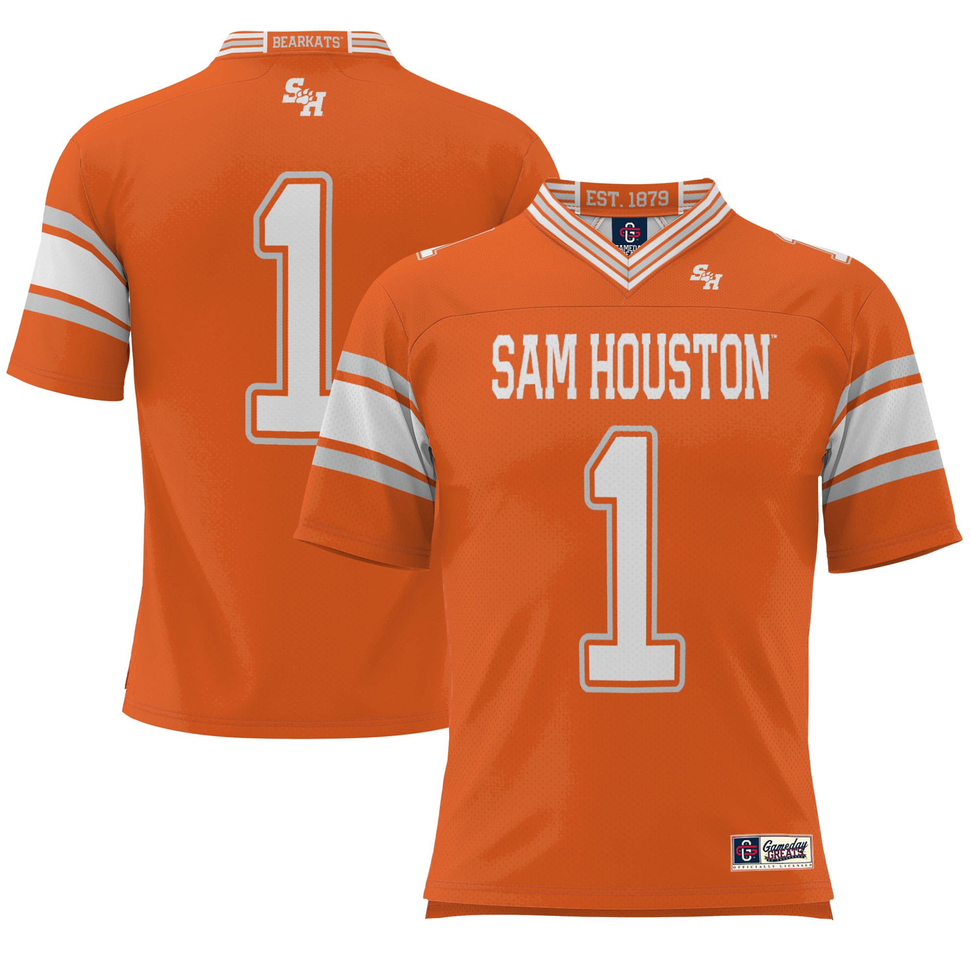 #1 Sam Houston State Bearkats GameDay Greats Youth Endzone 26/27 Football Jersey - Orange