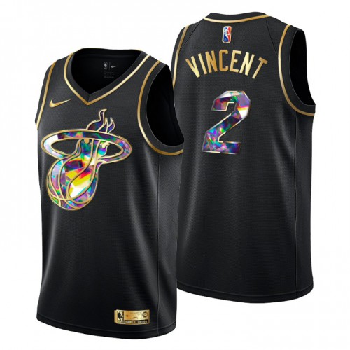 Black Miami Heat #2 Heat Jersey - Mesh Fabric Basketball Jersey
