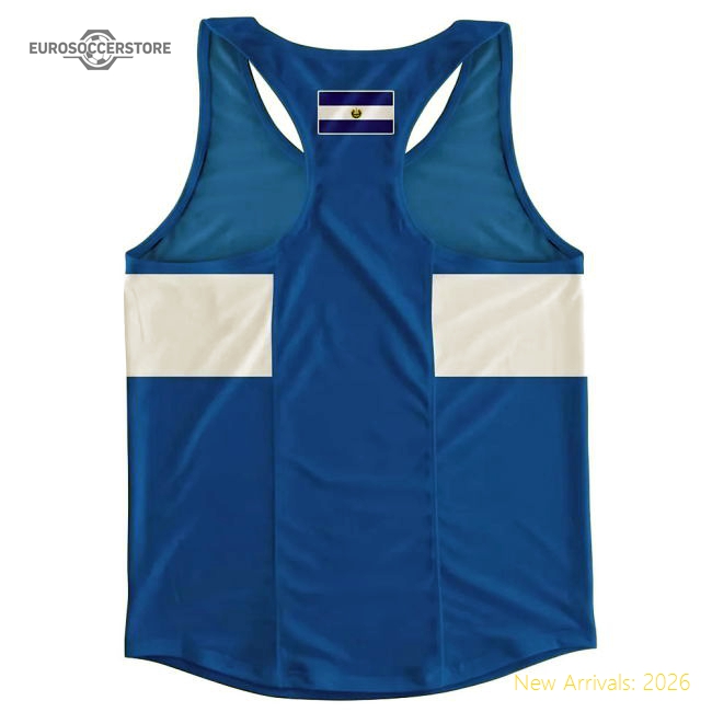 Exceptional El Salvador Flag Running Vest - Great Value