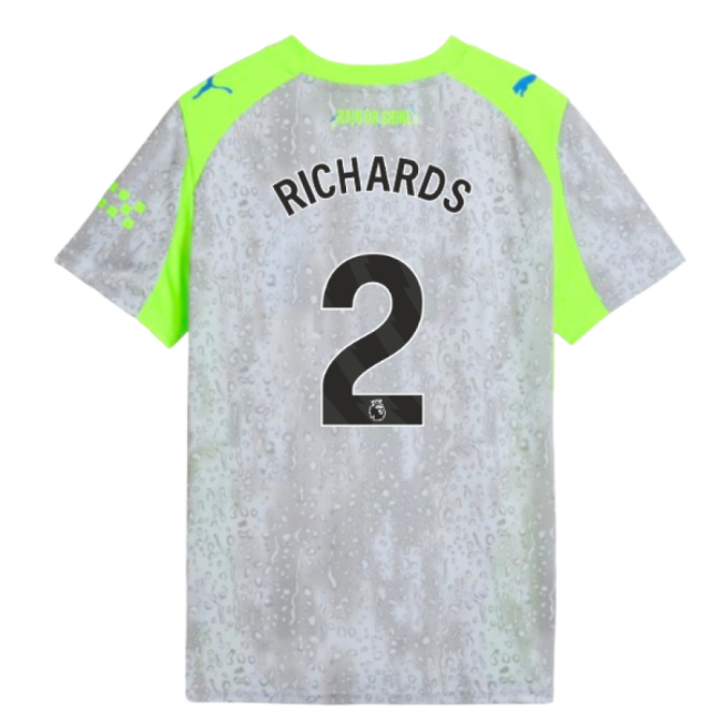 2025-2026 Man City Third Jersey Kids Richards Performance 2