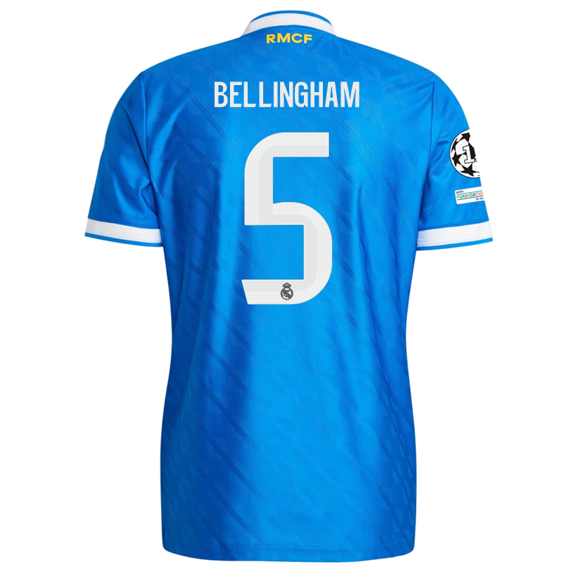 Real Madrid Real 2025-2026 UCL Third Jersey – Authentic Shirt