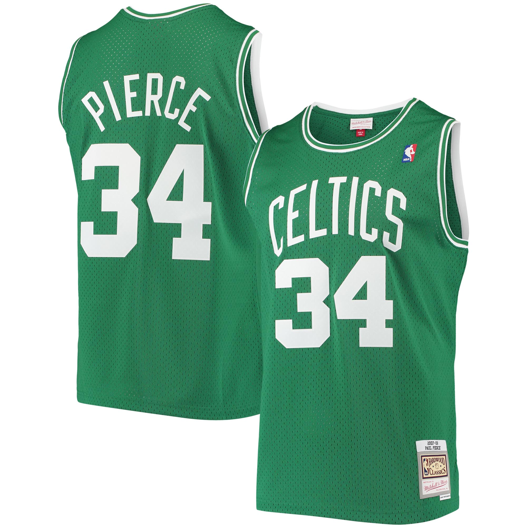 [LK] Paul Pierce Boston Celtics Hardwood Classics Swingman Jersey - Kelly Green