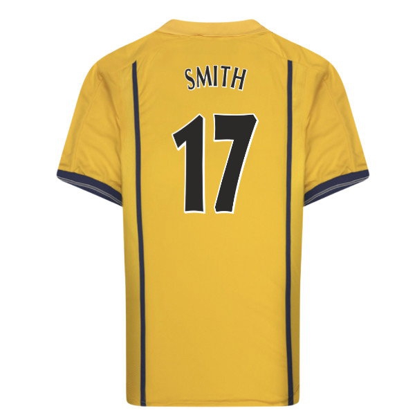 [DDJ] 2001 Leeds United Retro Shirt Away Apparel (Smith 17)