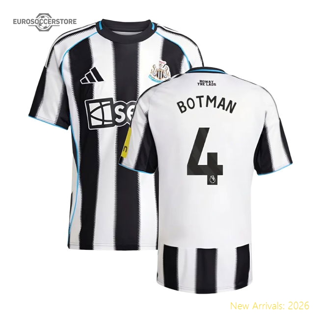 Top-grade 2025-2026 Newcastle Home Shirt (botman 4) - Match Day Jersey