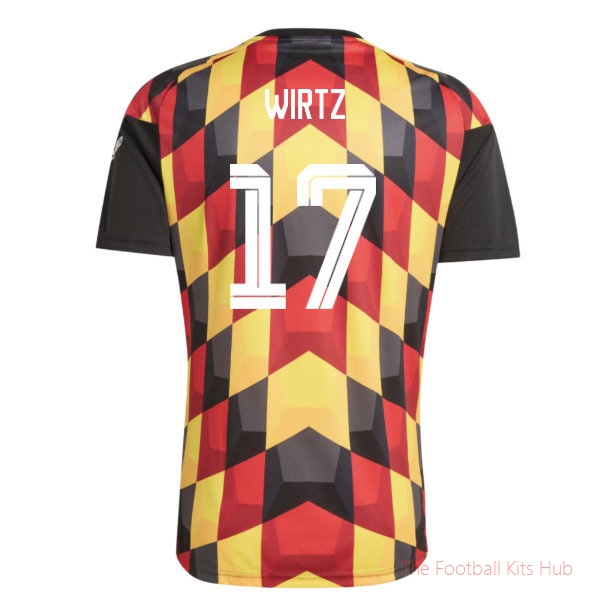Soccer Germany 2026-2027 Home Pre-Match Shirt (Wirtz 17)