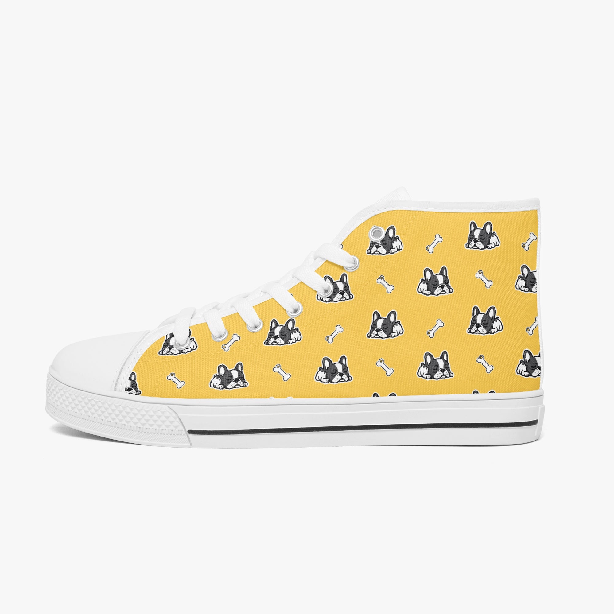 - Durable Classic High-top Canvas Shoes For Dog Lovers | Trendy Style