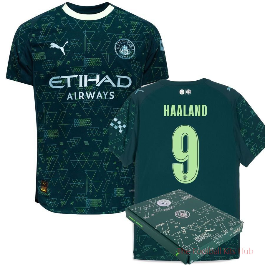 [LK] Manchester City X EAFC26 Fourth Shirt 2025/26 Authentic HAALAND 9