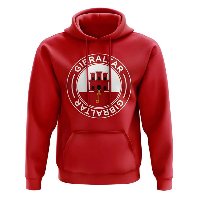 Official Gibraltar Football Badge Authentic Breathable Athletic