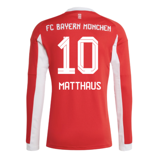 2025-2026 Home Shirt by Bayern Munich Long Sleeve (Unisex
