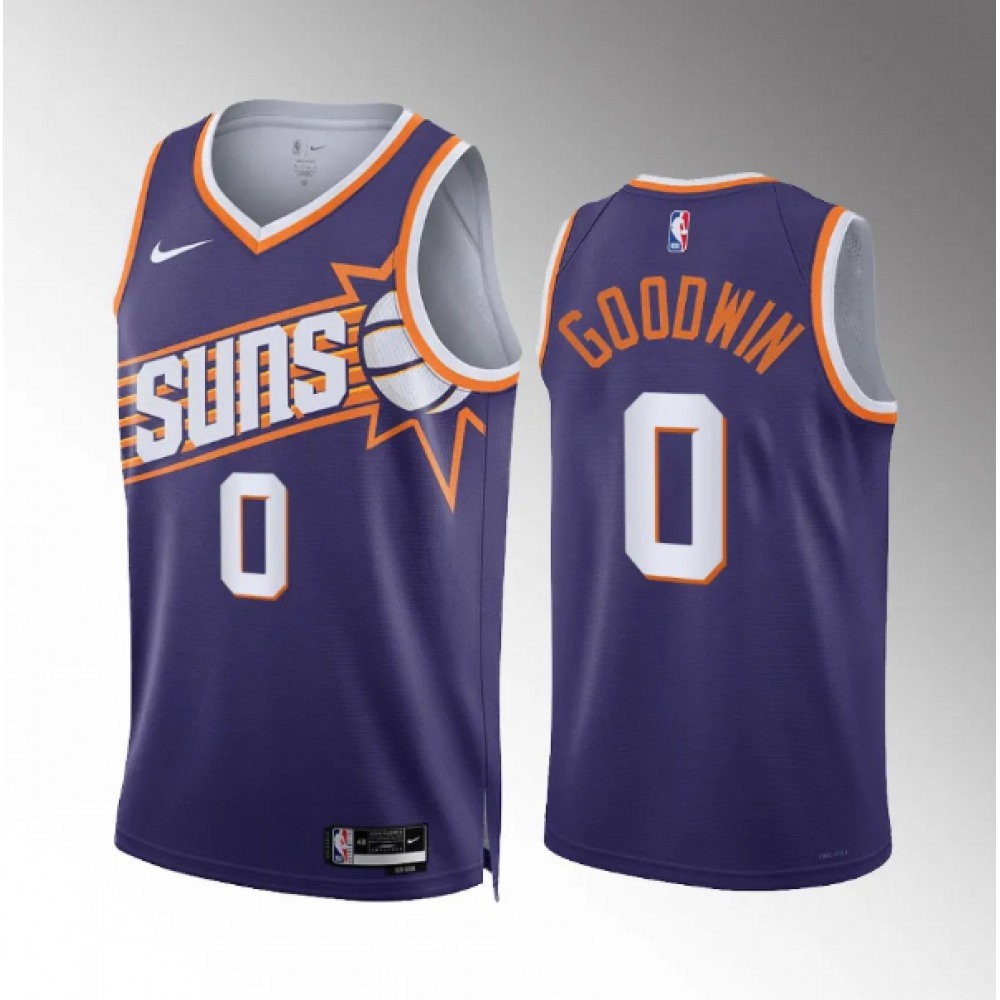 Game Day Modern Men's PHX #0 Jordan Purple Basketball Jersey