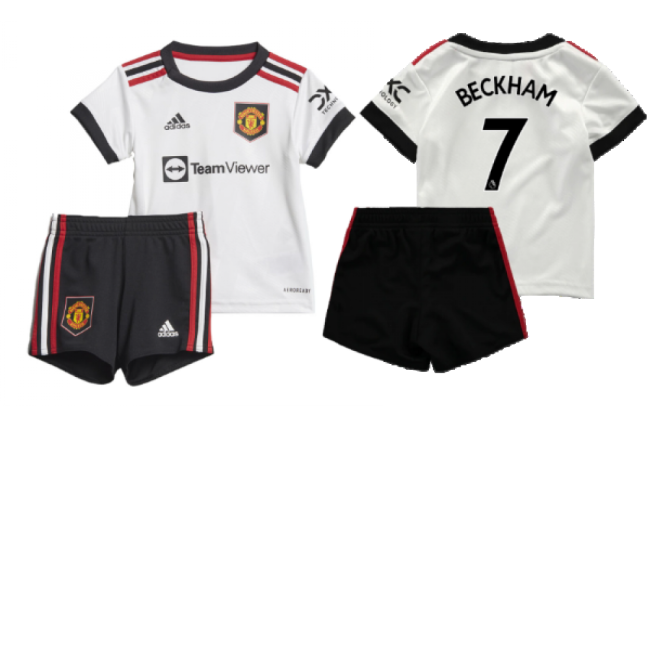 Man Utd Authorized 2022-2023 Man Utd Away Baby Kit (BECKHAM 7)