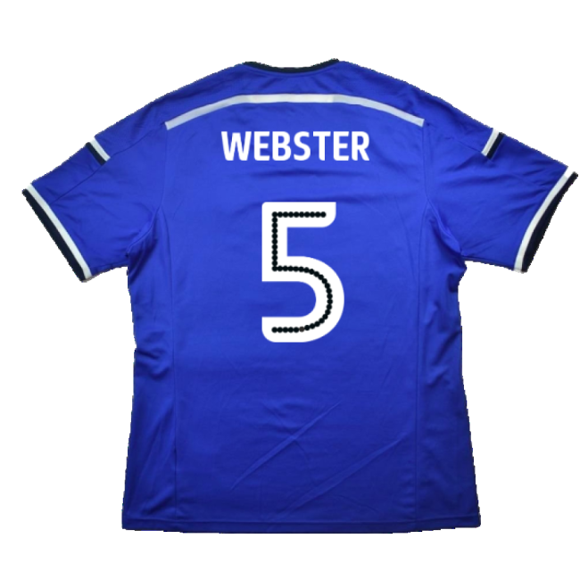 Die-hard Ipswich Home Shirt Very Good Xxl Webster #5 Elite Perform...