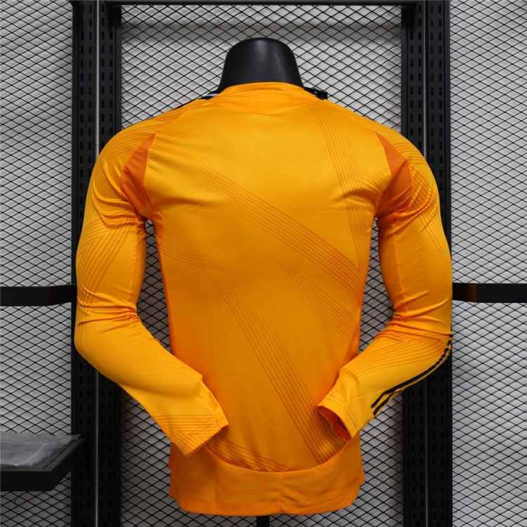 Professional Grade Authentic Real Madrid 2425 Away Long Sleeve Match