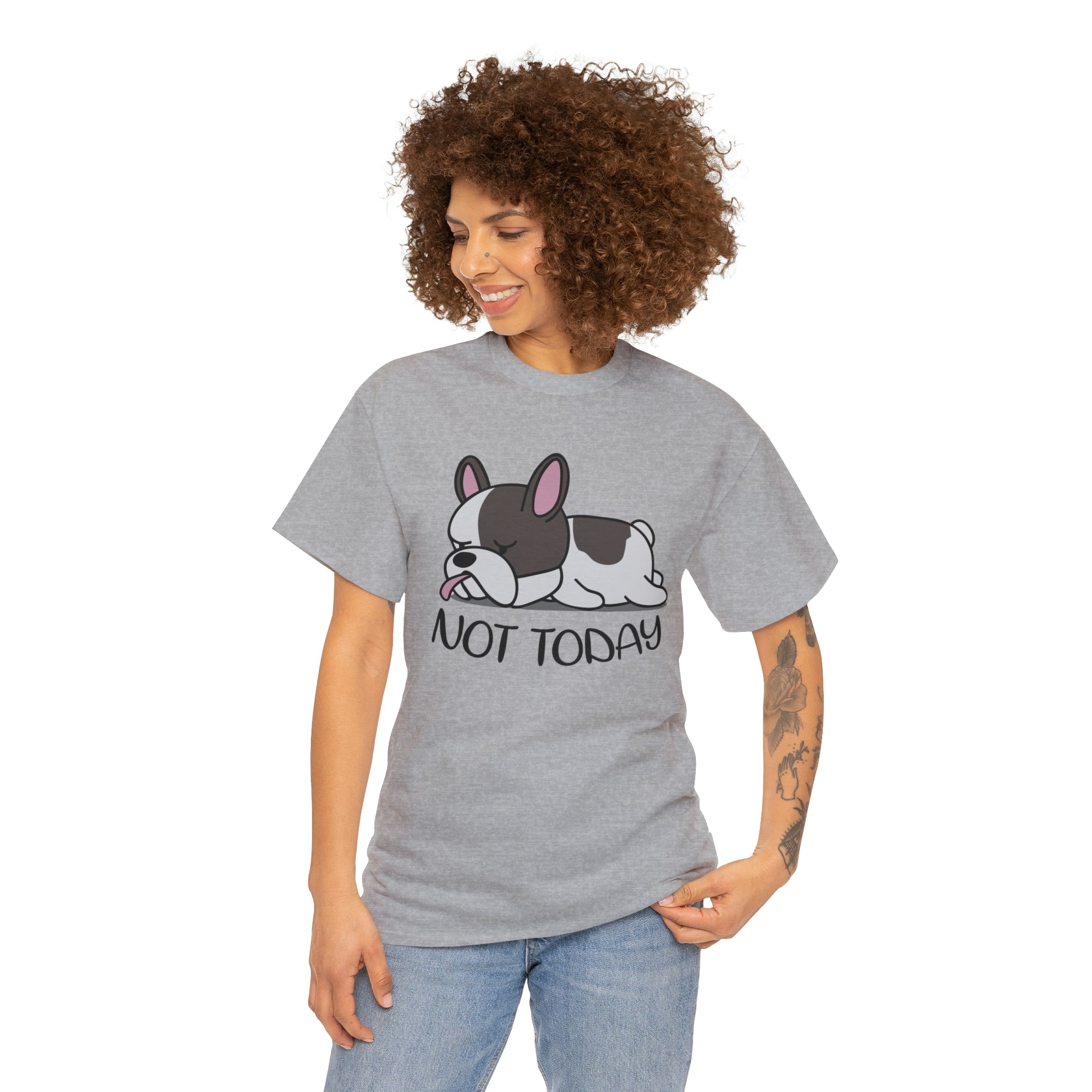 Not Today - Durable Unisex Cotton T-shirt Indoor Comfort