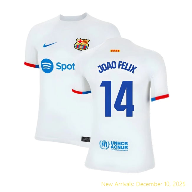 2023-2024 Barcelona Barca Top Grade Away Shirt (Kids) (Joao Felix 14)