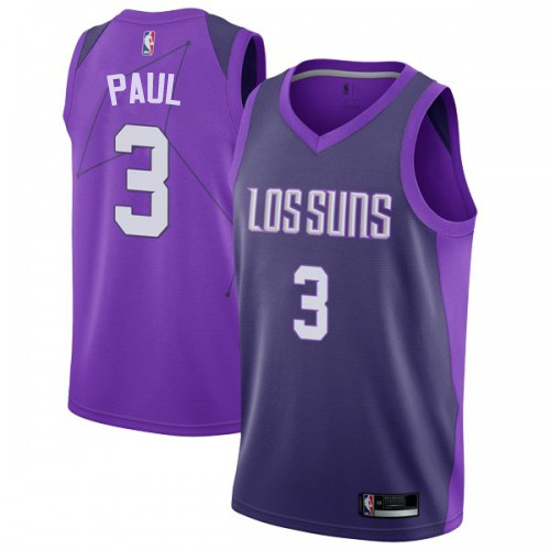 Authentic Suns #3 Chris Paul 2024 City NBA Swingman Jersey Purple -