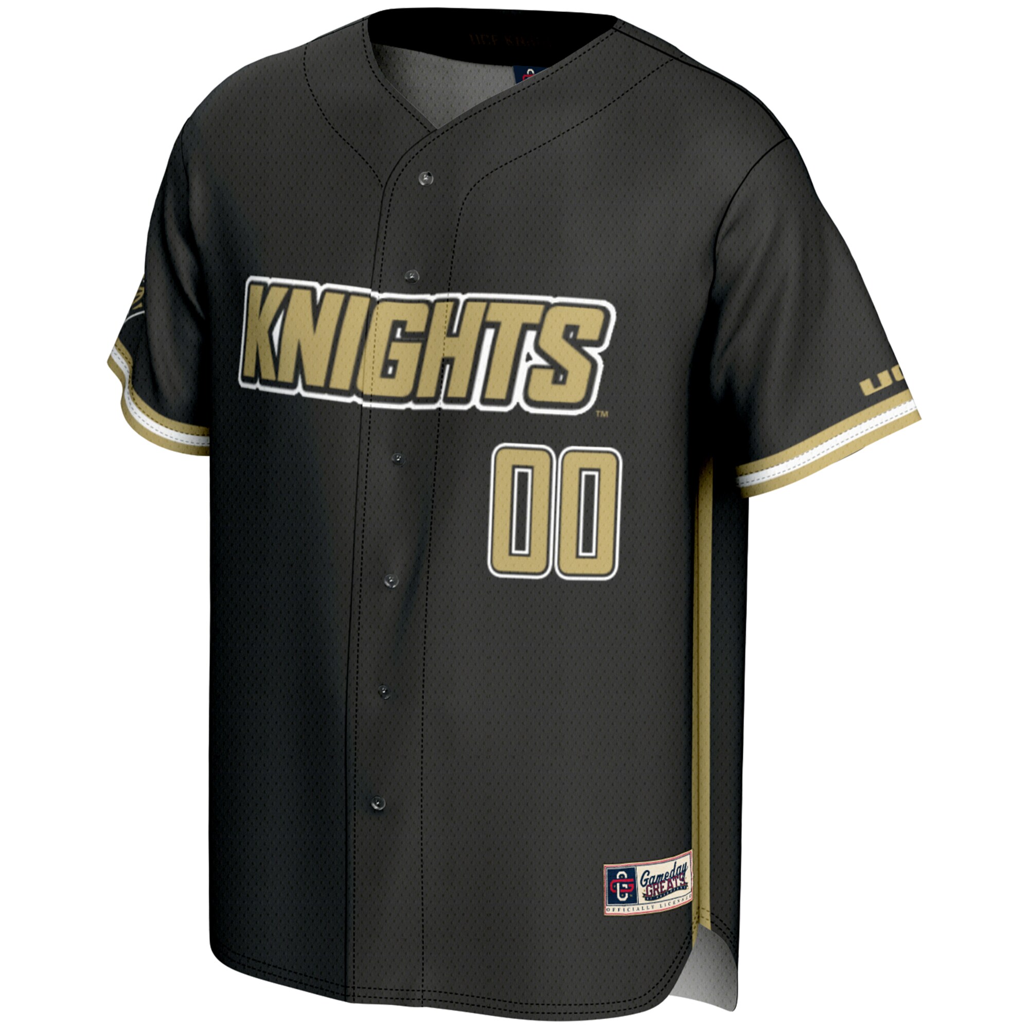 [NJP] UCF Knights GameDay Greats NIL Pick-A-Player Lightweight Baseball Jersey - Black