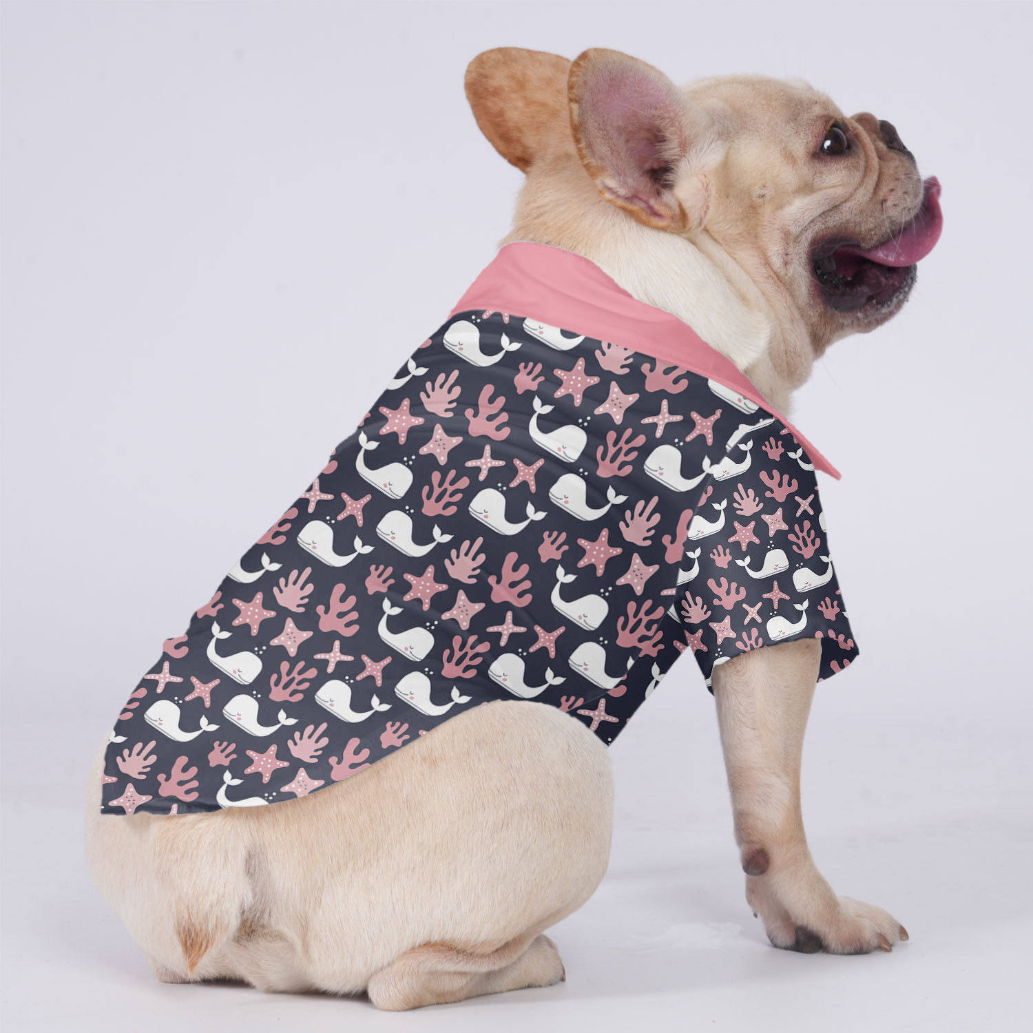 - Comfy Hawaiian Shirt For Frenchies Frenchie Themed Wear | Stylish Look