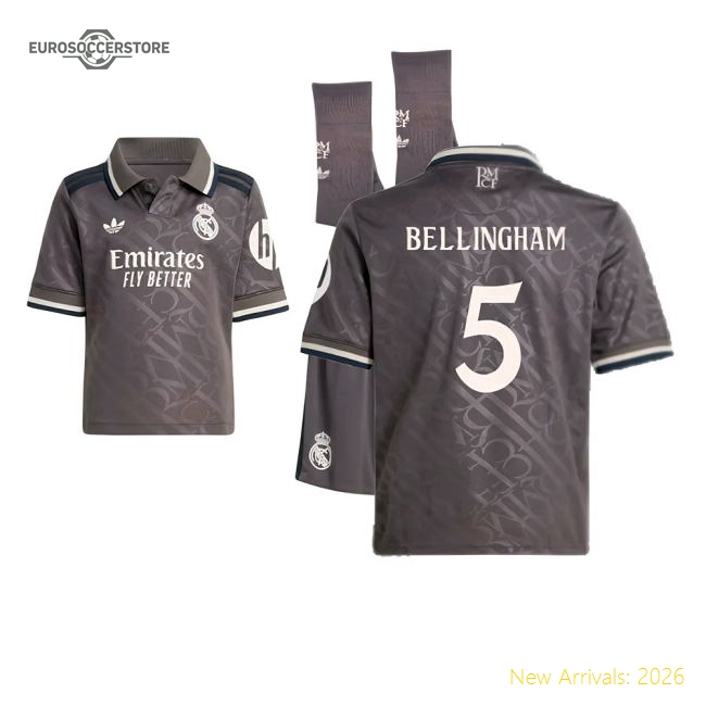 Real Madrid 2024-25 Third Fan Version For Adults (Bellingham
