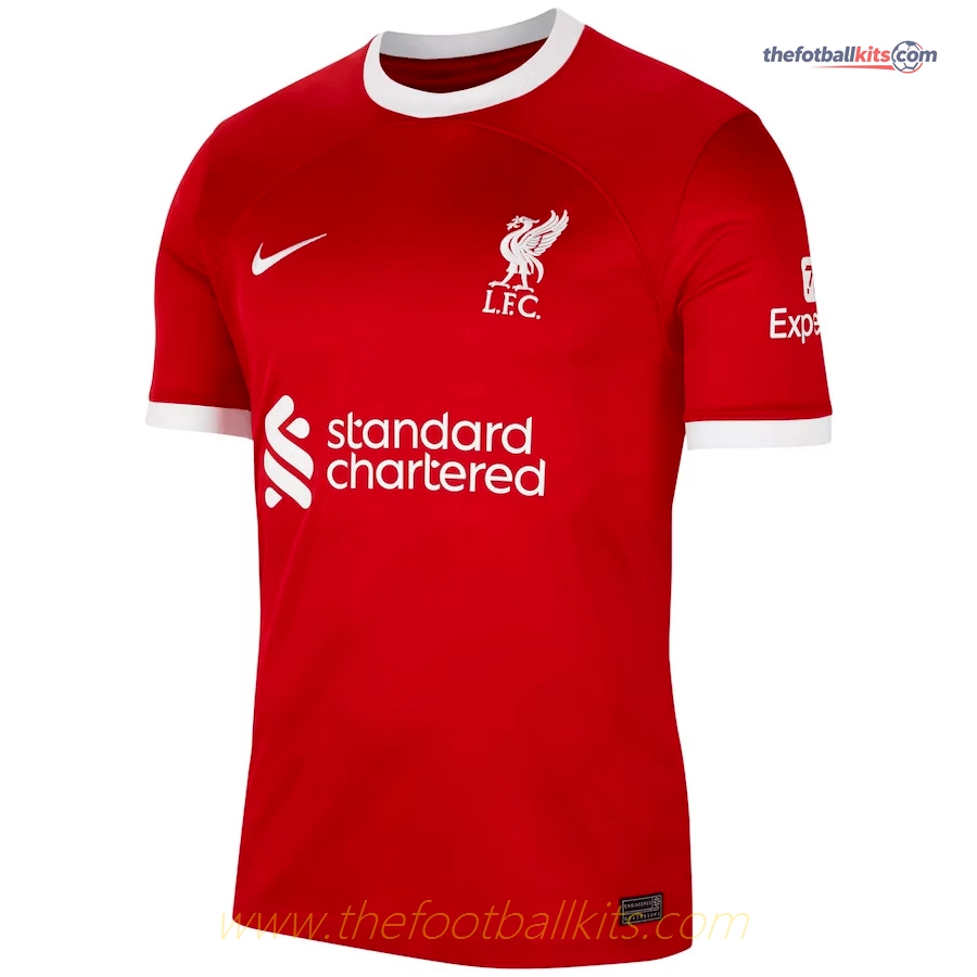 Liverpool Home Soccer Team Jersey 2023-24 Edition